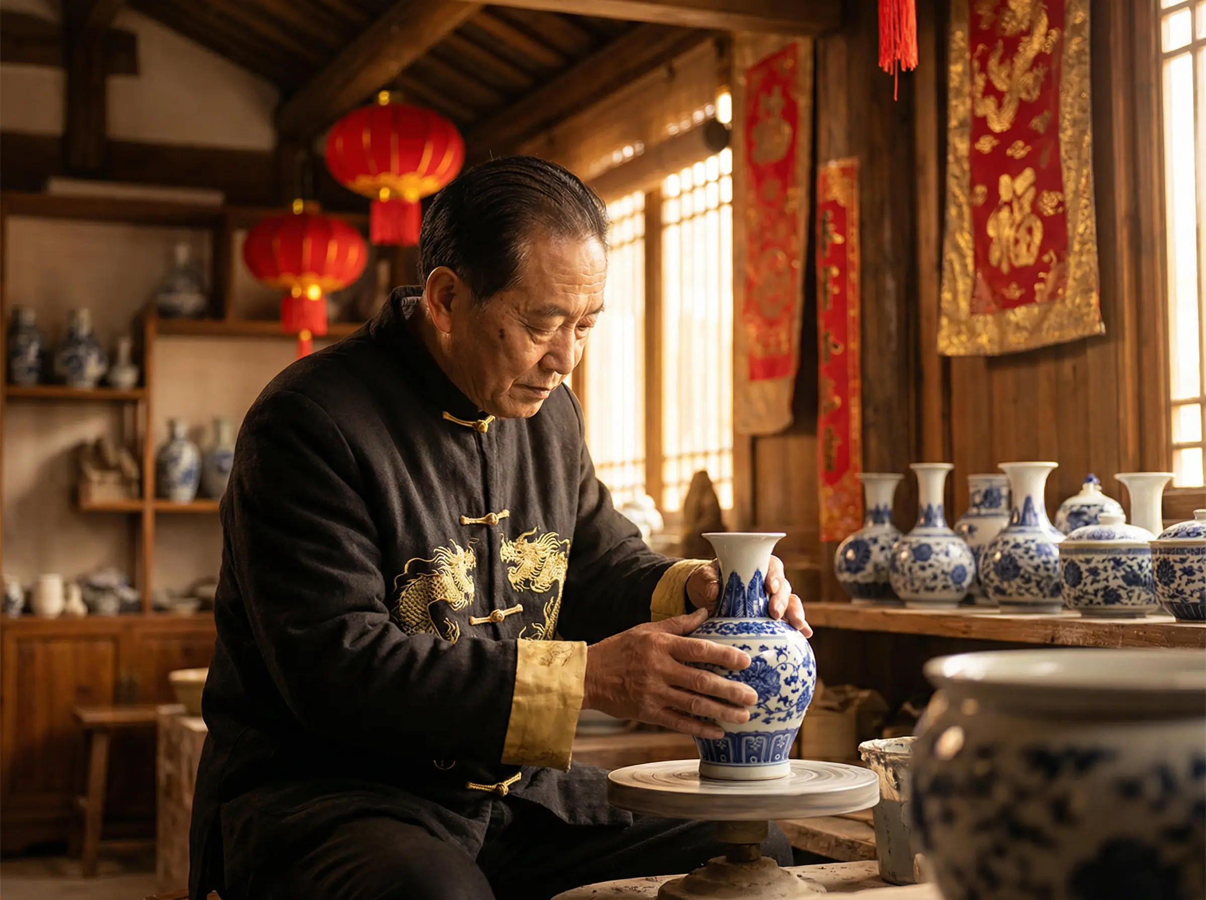 最近刚出来的新直播平台2021 瓷器工艺视频封面